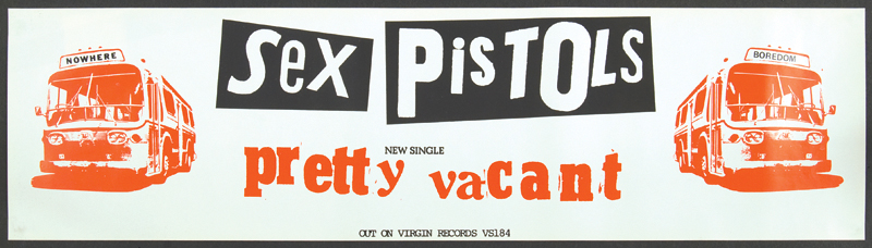 Lot Detail Sex Pistols Pretty Vacant Promo Poster