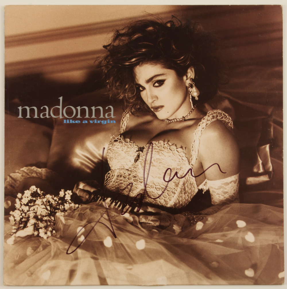 Lot Detail Madonna Signed "Like A Virgin" Album