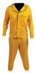 Elvis Presley Owned and Worn Yellow Pajamas