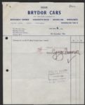George Harrison 1966 Signed Invoice