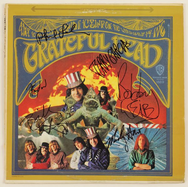 Grateful Dead Signed Album Cover