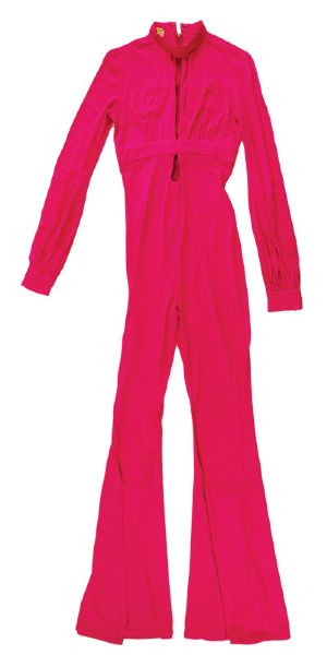 Linda Thompson Owned and Worn Pink Jumpsuit