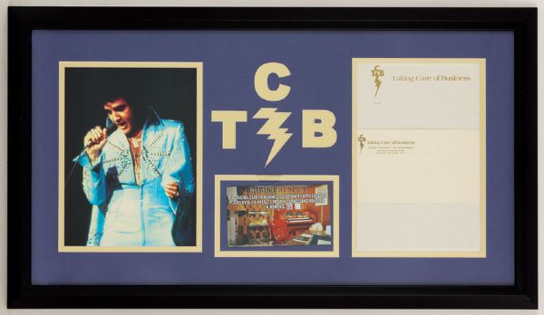 Elvis Presleys Personal TCB Letterhead and Envelope