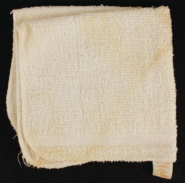 Elvis Presley Personally Used Washcloth