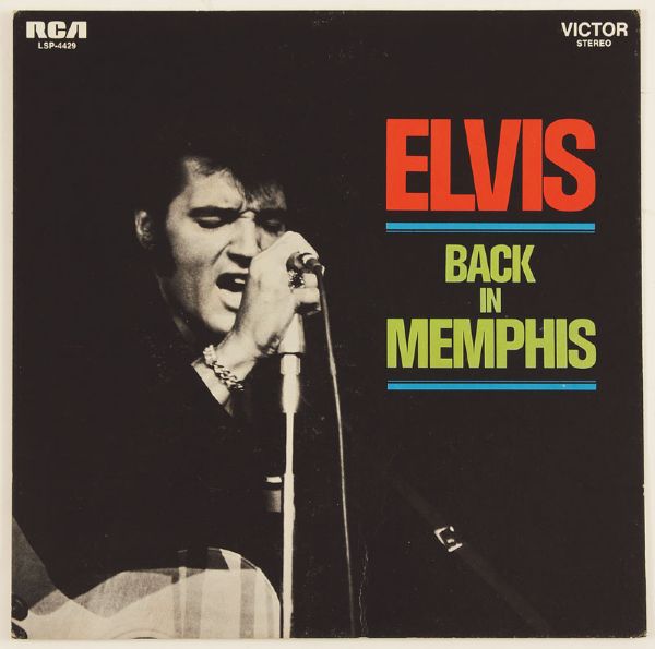 Elvis Presley Original RCA "Back In Memphis" Standee