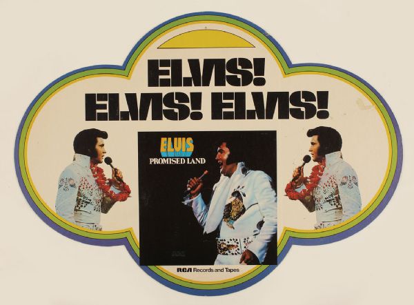 Elvis Presley Original Elvis! Elvis! Elvis!/Promised Land Cardboard Standee