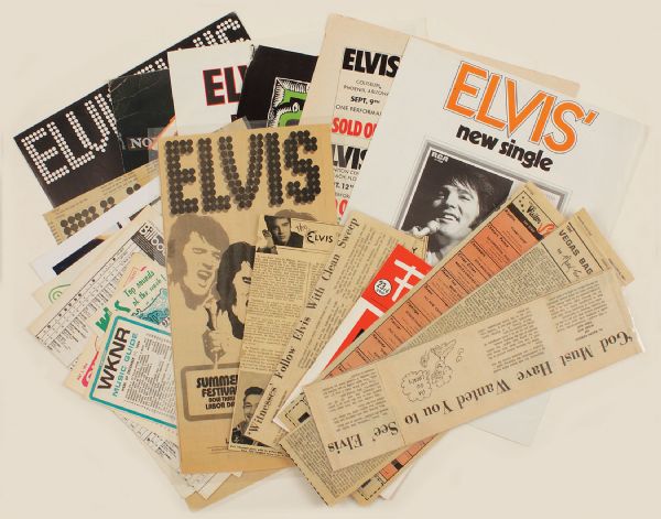 Elvis Presley Original Las Vegas Ads and Reviews Archive