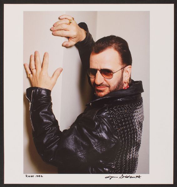 Ringo Starr Original Lynn Goldsmith Signed Print
