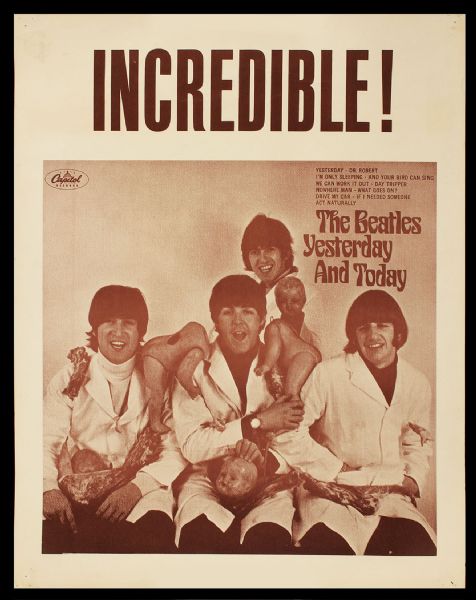Beatles Original Yesterday and Today "Butcher" Cover Poster