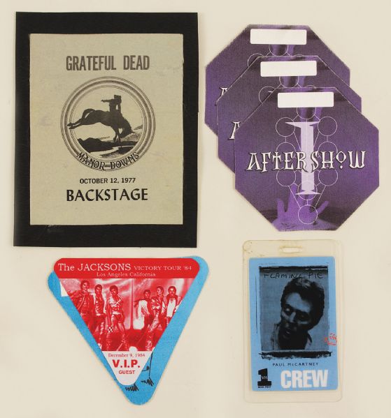 Backstage Pass Collection Featuring The Jacksons, Paul McCartney, The Grateful Dead