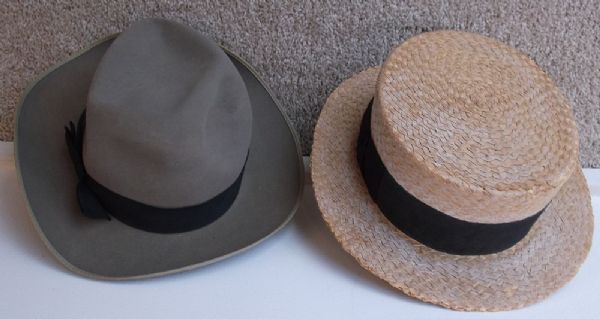 The Godfather Film Worn Bowler and Fedora Hats