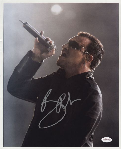 Bono Signed 11 x 14 Original Photograph