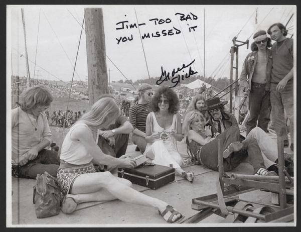 Jefferson Airplane Grace Slick Signed & Inscribed Photograph