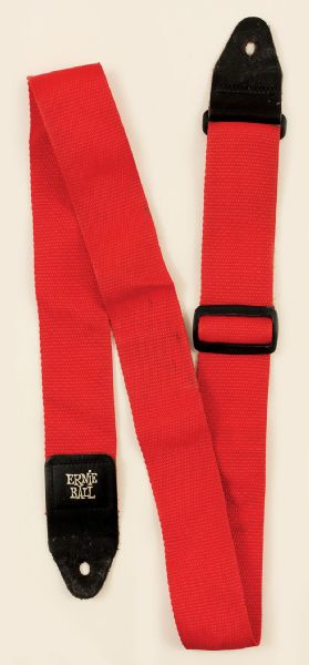 Prince Stage Used Red Guitar Strap