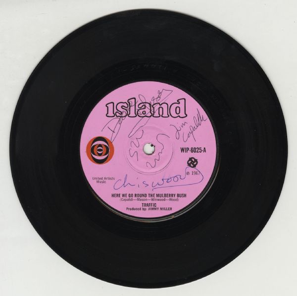 Traffic Signed "Here We Go Round The Mulberry Bush" 45 Record