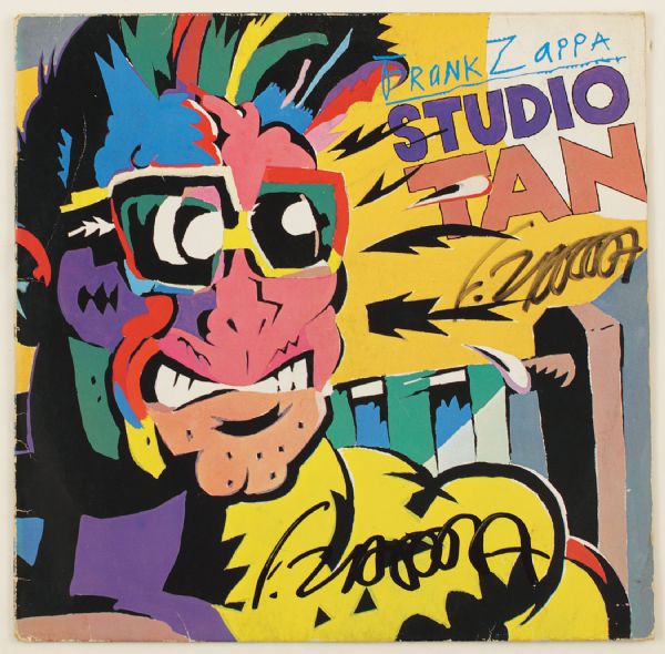 Frank Zappa Twice Signed "Studio Tan" Album