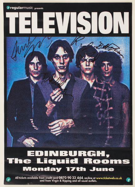 Television Signed Poster