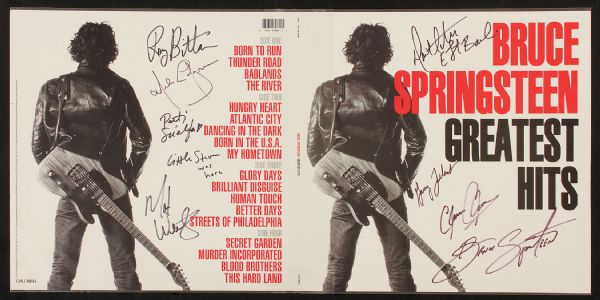 Bruce Springsteen and the E Street Band Signed Greatest Hits Album