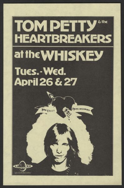 Tom Petty & The Heartbreakers Original Concert Handbill