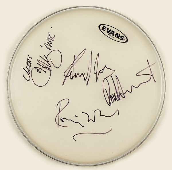 The Faces Signed Drum Head