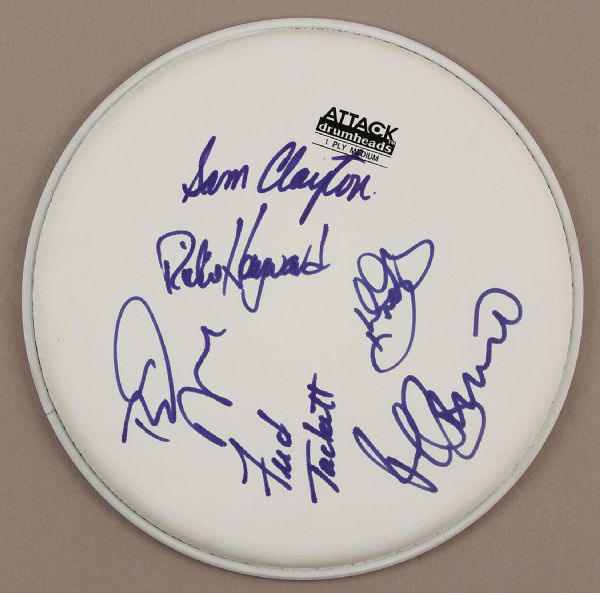 Little Feat Signed Drum Head