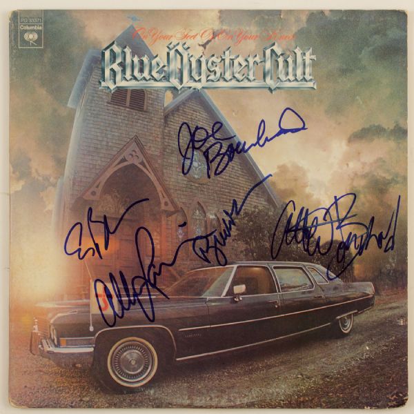 Blue Oyster Cult Signed "On Your Feet or On Your Knees" Signed Album
