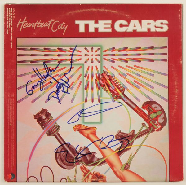 The Cars Signed "Heartbreak City" Album