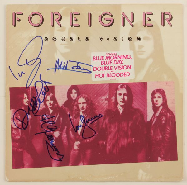 Foreigner Signed "Double Vision" Album