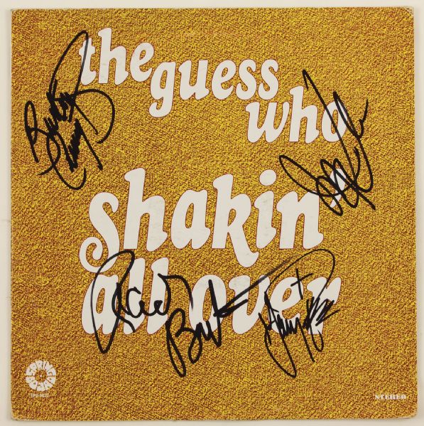 The Guess Who Signed "Shakin All Over" Album