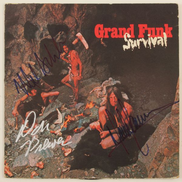 Grand Funk Signed "Survival" Album