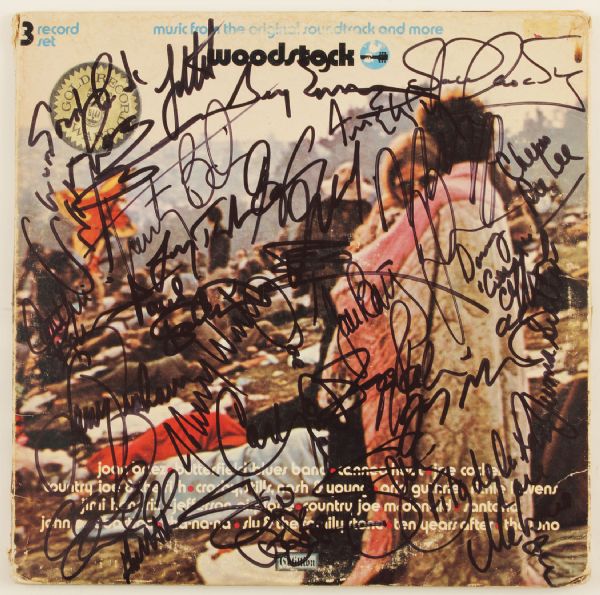 Woodstock Album Signed by 25-Plus Performers