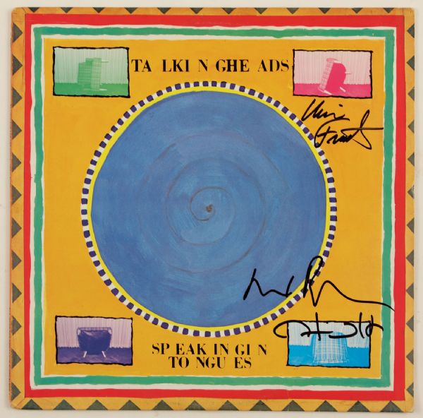 Talking Heads Signed "Speaking In Tongues" Album