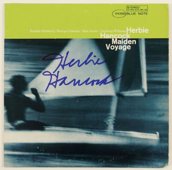 Herbie Hancock Signed "Maiden Voyage" Album