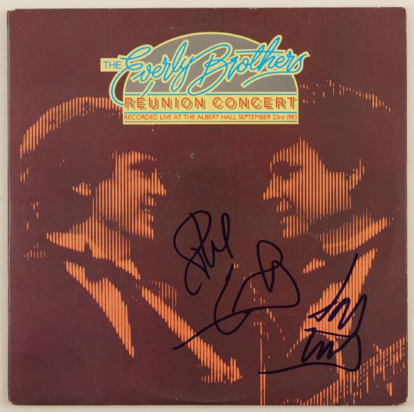 The Everly Brothers Signed "Reunion Concert" Album