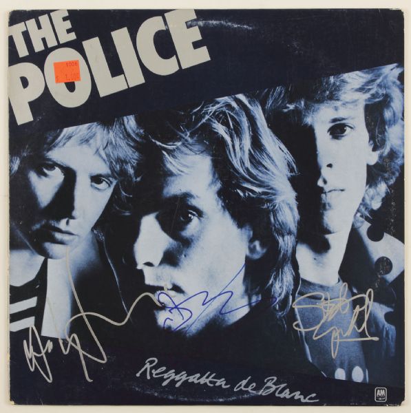 The Police Signed "Regatta de Blanc" Album