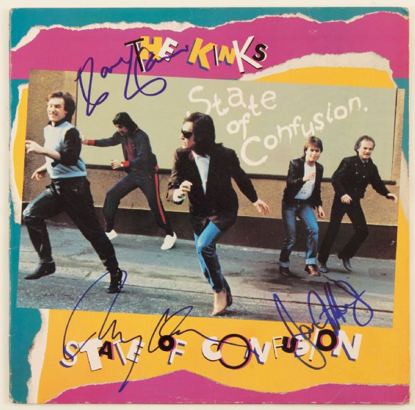 Kinks Signed "State of Confusion" Album