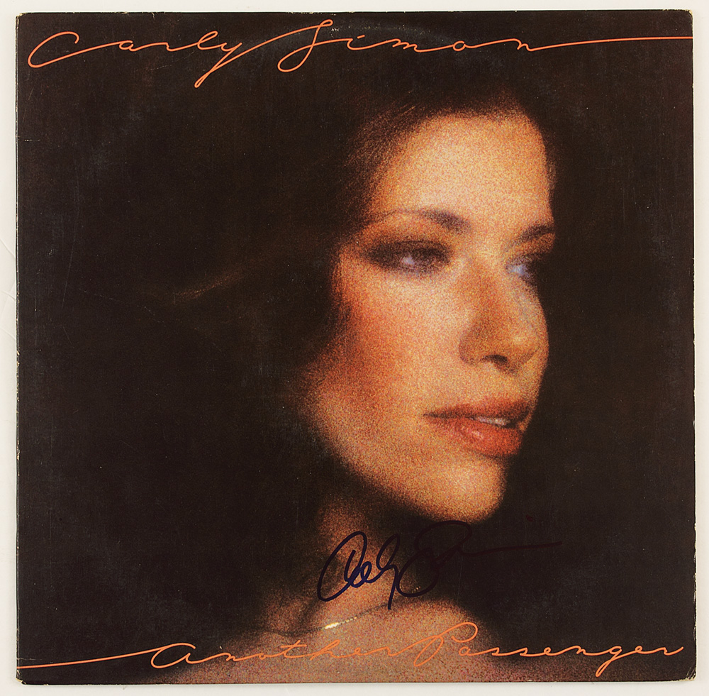 Lot Detail Carly Simon Signed Another Passenger Album