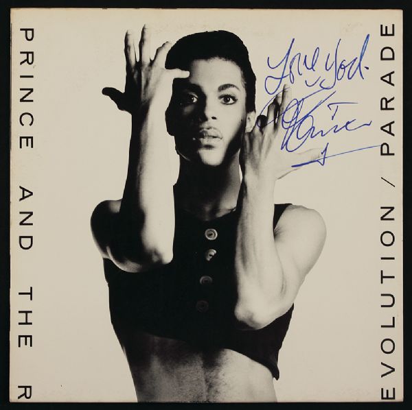 Prince Signed & "Love God" Inscribed "Parade" Album
