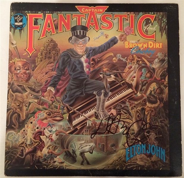 Elton John Signed "Captain Fantastic" Album