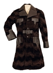 Elvis Presley Owned & Worn Custom Made Brown Fur and Leather Coat