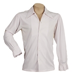 Elvis Presley Owned & Worn Custom Made White IC Costume Co. Shirt