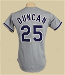 Jackson Family Owned Mariano Duncan Game Worn Dodgers Baseball Jersey