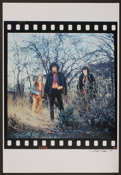 Jimi Hendrix Experience Original Robert Rabanne Signed 13 x 19 Photograph
