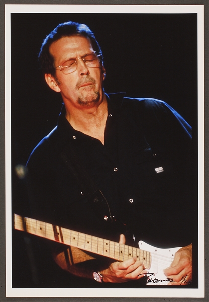 Eric Clapton Original Roberto Rabanne Signed and Numbered 13 x 19 Photograph