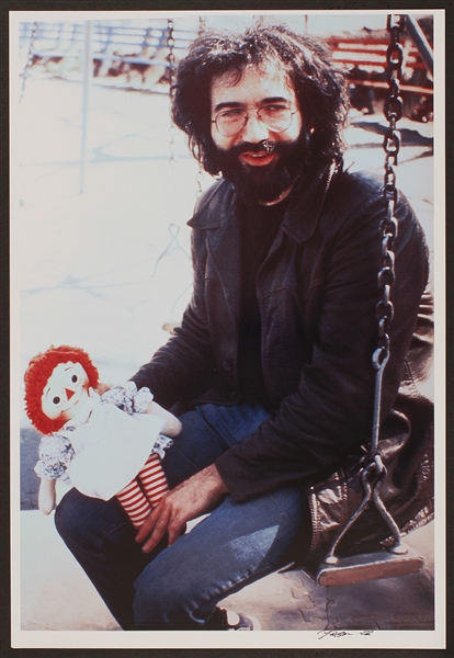 Jerry Garcia Original Roberto Rabanne Signed Photograph