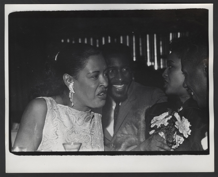 Billie Holiday Original Doug Quackenbush Stamped Photograph 