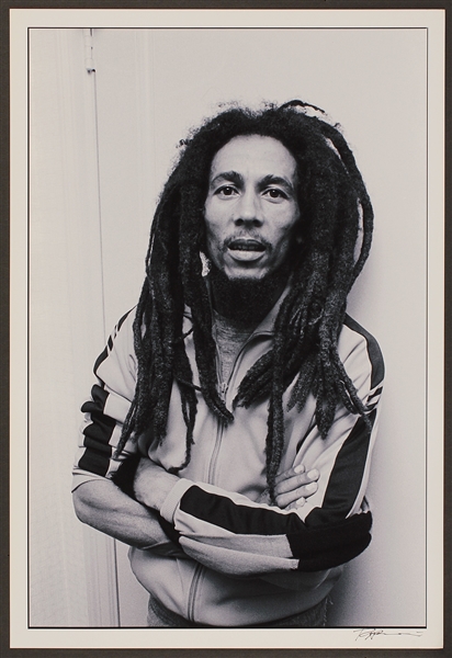 Bob Marley Original 13 x 19 Roberto Rabanne Signed Photograph
