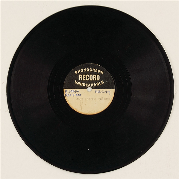 Hank Williams "Good Rockin Tonight/Good Morning Mr. Blues" Original Unreleased Aladdin Records Acetate