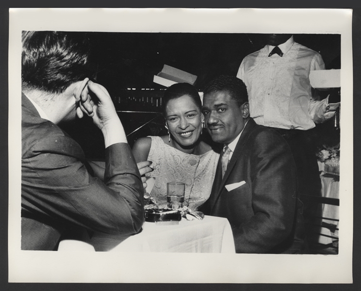 Billie Holiday Original Doug Quackenbush Stamped Photograph