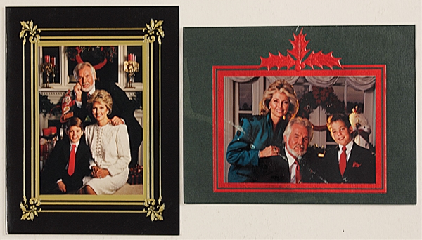 Sammy Davis, Jr.s Personal Kenny Rogers Holiday Cards